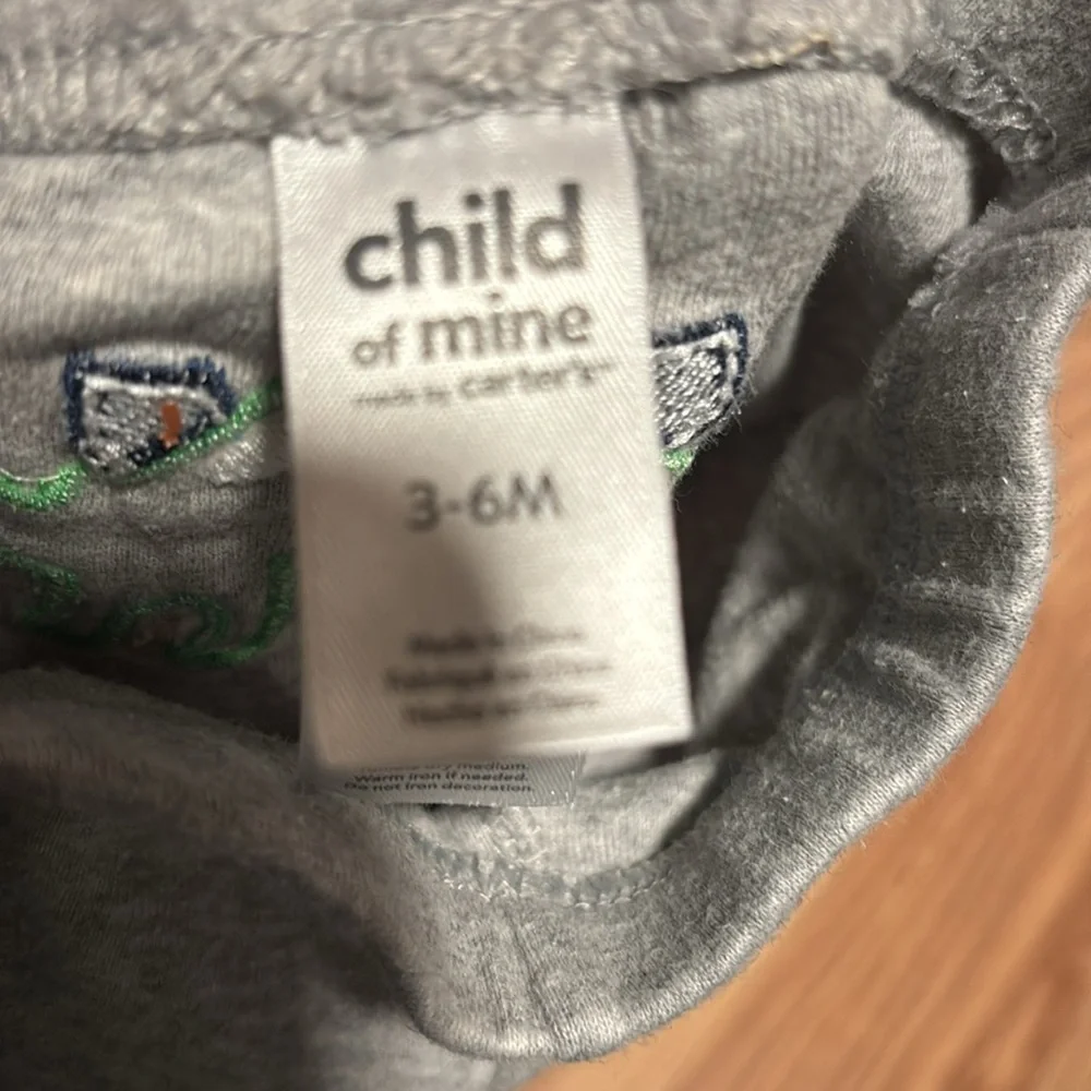 Set of 3 baby pants- jeans and gray and blue sweatpants. Cute! 3-6 months